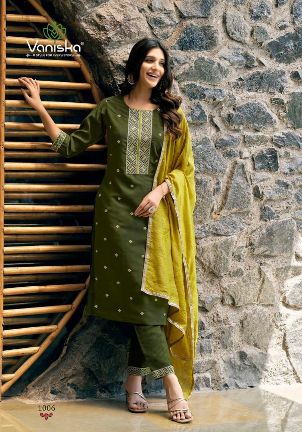 Vaniska Fiza Vol 1 Kurti Bottom With Dupatta Collection